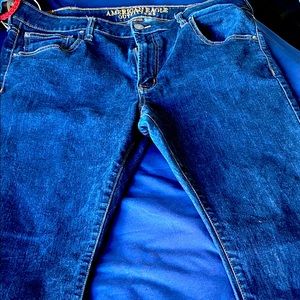 Blue American Eagle Extreme Flex Jeans, Size 38x30